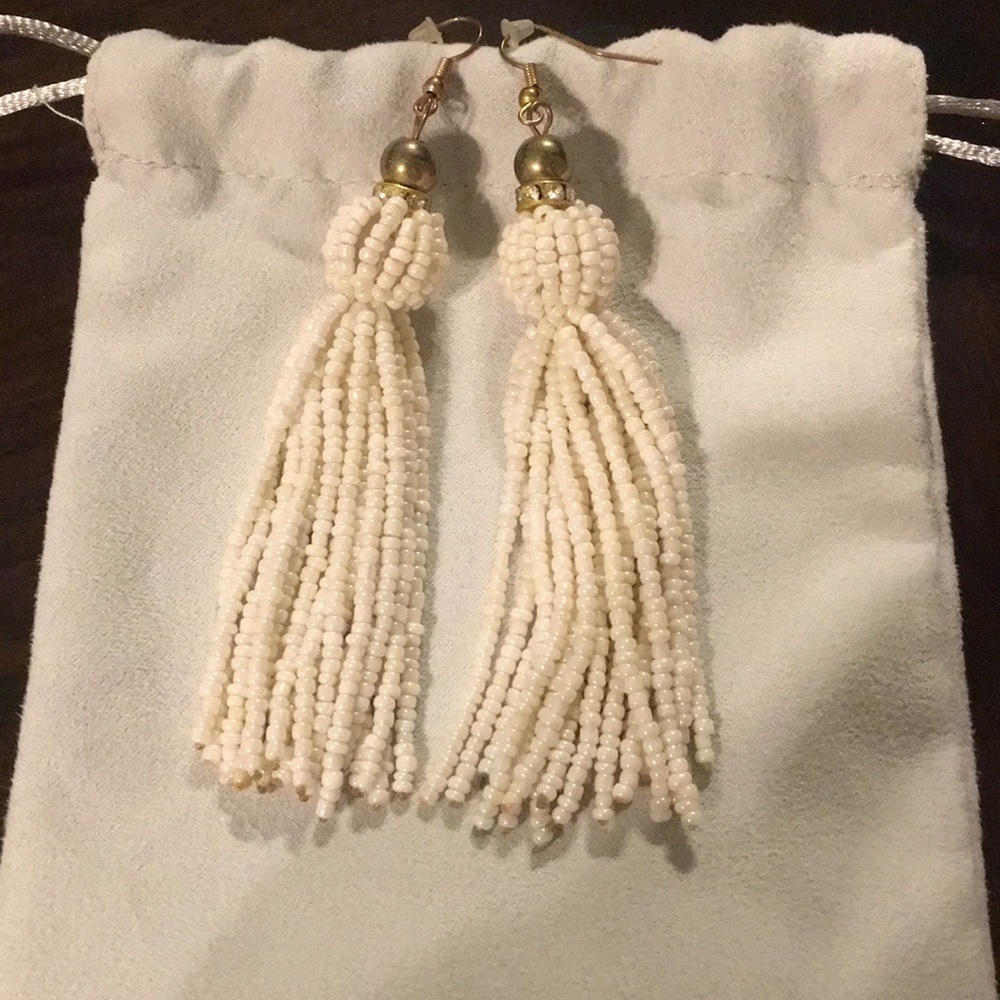 Beaded Tassel Earrings